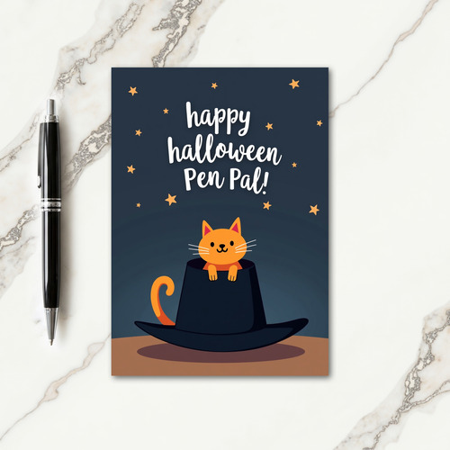 Happy Halloween Pen Pal Card