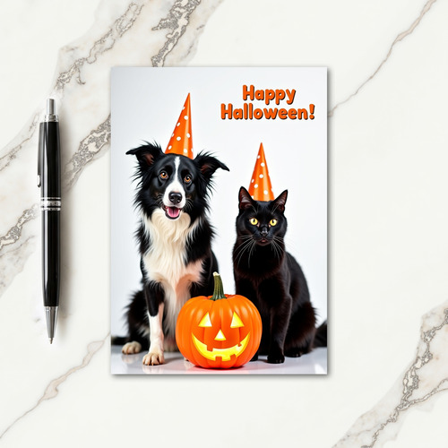 Happy Halloween Pet Pals Card