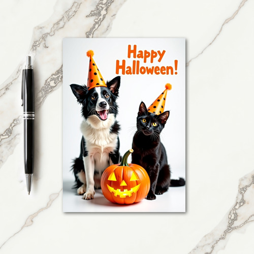 Happy Halloween Pets Card