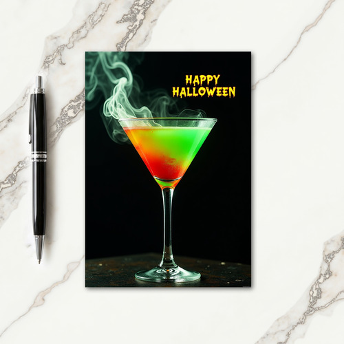 Happy Halloween Potion Card