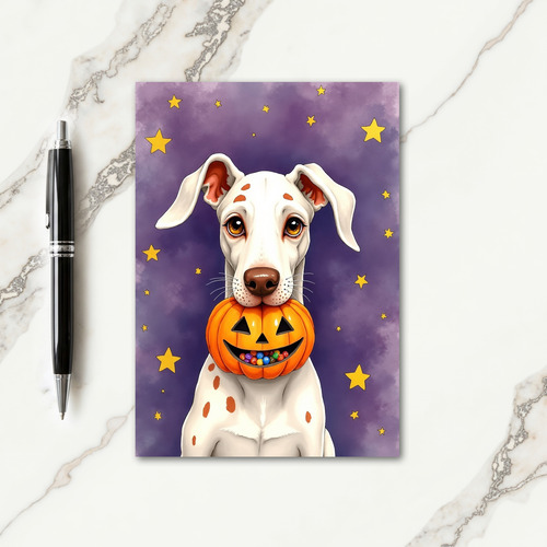 Happy Halloween Puppy Card
