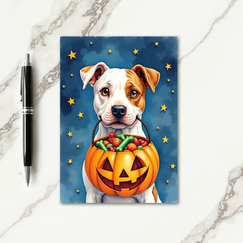 Happy Halloween Pups Treats Card