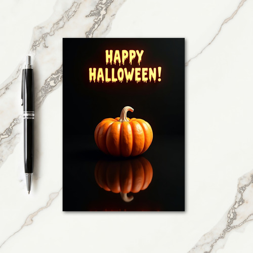 Happy Halloween Reflective Card thumbnail