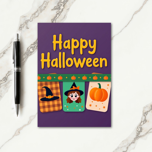 Happy Halloween Ribbon Card