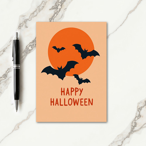 Happy Halloween Soaring Card