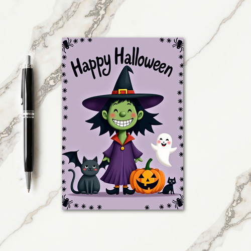 Happy Halloween Spirit Card
