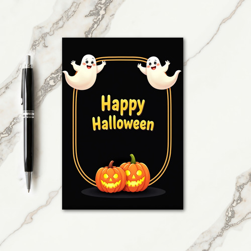 Happy Halloween Spirits Card