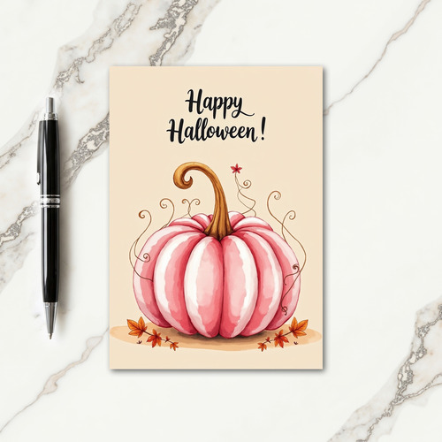 Happy Halloween Sweet Gourd Card