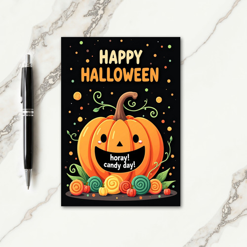 Happy Halloween Sweet Treat Card
