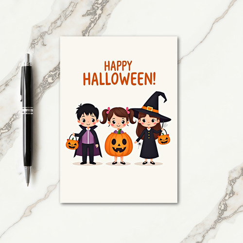 Happy Halloween Sweet Trio Card