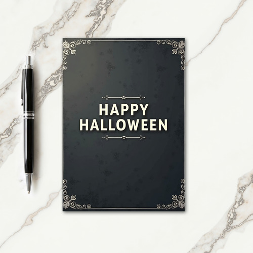 Happy Halloween Vintage Card