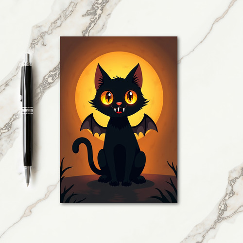 Happy Halloween Winged Pal Card