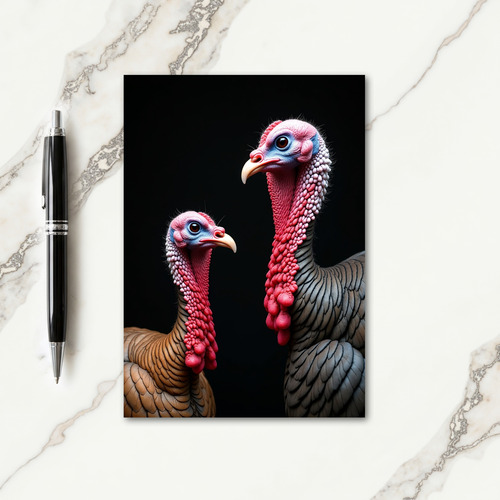 Happy Harvest Fowl Card