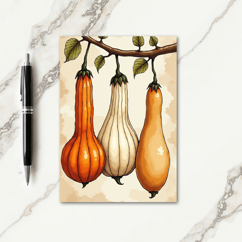 Happy Harvest Fruits Card