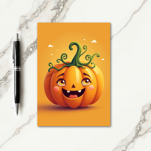 Happy Harvest Gourd Card