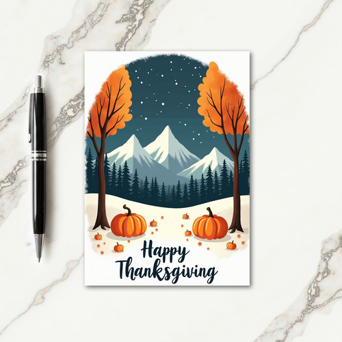 Happy Harvest Thanksgiving Card thumbnail