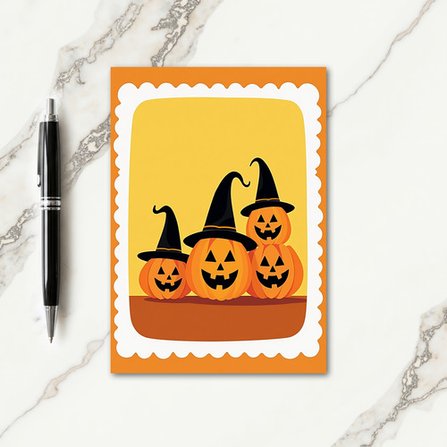 Happy Hat Gourds Card