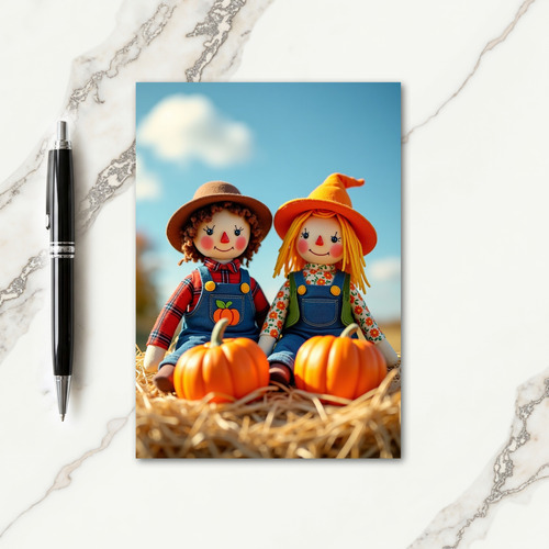 Happy Hay Bale Friends Card
