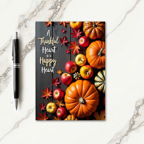Happy Heart Harvest Card thumbnail