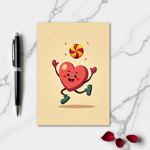Happy Heart Lollipop Card