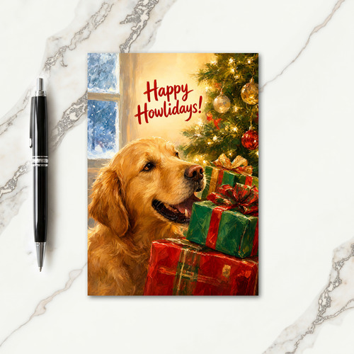 Happy Howlidays Festive Card