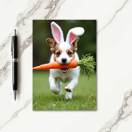 Happy Little Animal Fun Run Card