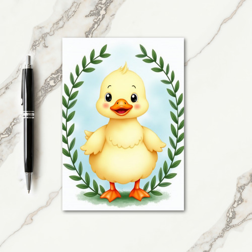 Happy Little Fowl Art Card