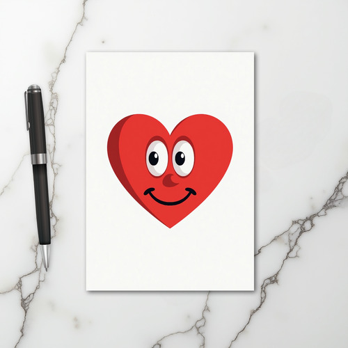 Happy Love Heart Greeting Card