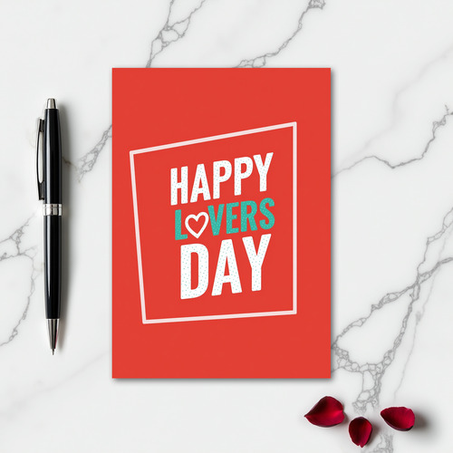 Happy Lovers Day Greeting Card