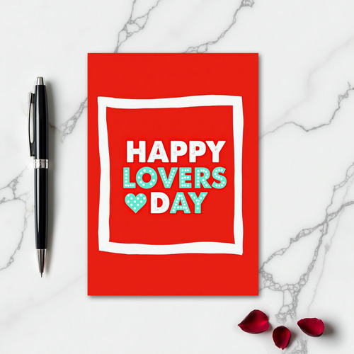Happy Lovers Day Love Card