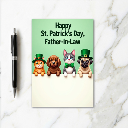 Happy March Animal Friend Card