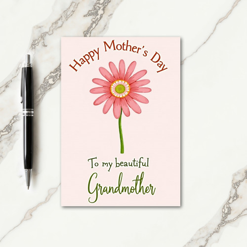 Happy Mothers Day Bloom Grandmother Card