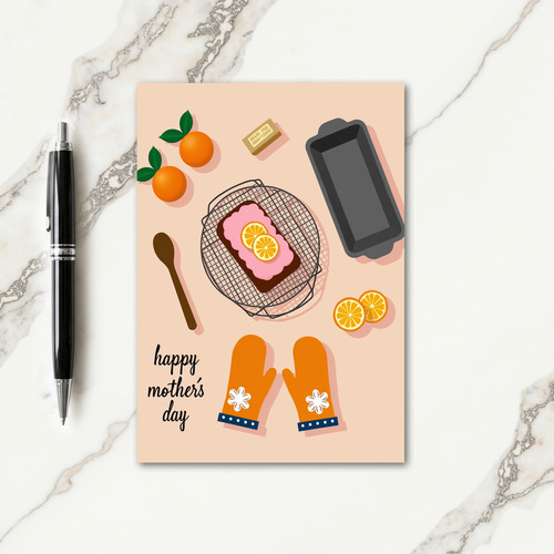 Happy Mothers Day Cake Card