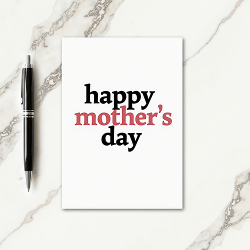 Happy Mothers Day Card