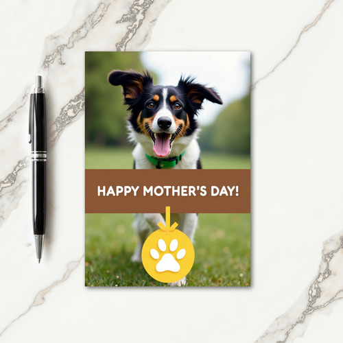 Happy Mothers Day Dog Card