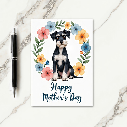 Happy Mothers Day Dog Mom Card
