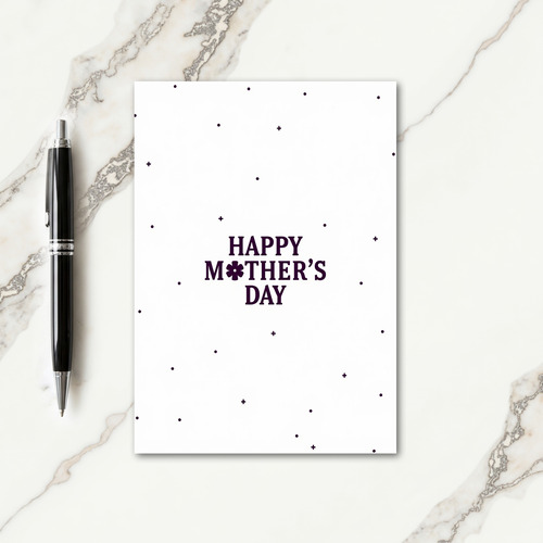 Happy Mothers Day Flower Card