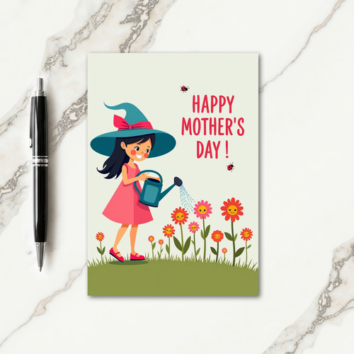 Happy Mothers Day Flowers Card