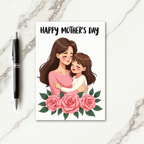 Happy Mothers Day Love Embrace Card