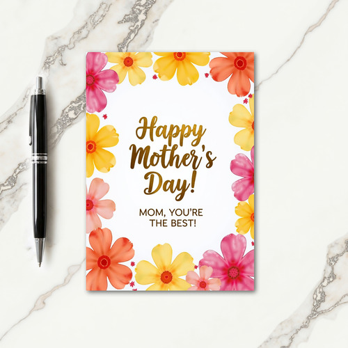 Happy Mothers Day Mom Card