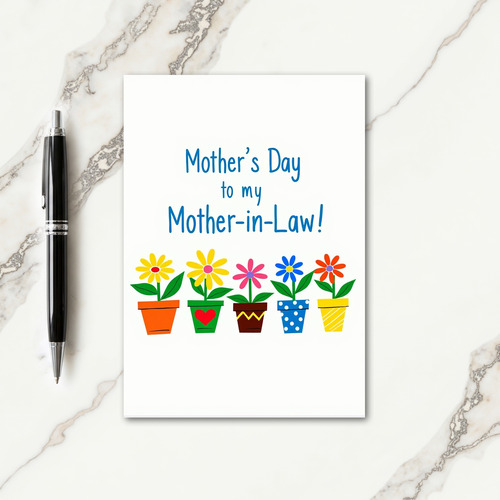 Happy Mothers Day Plants Card