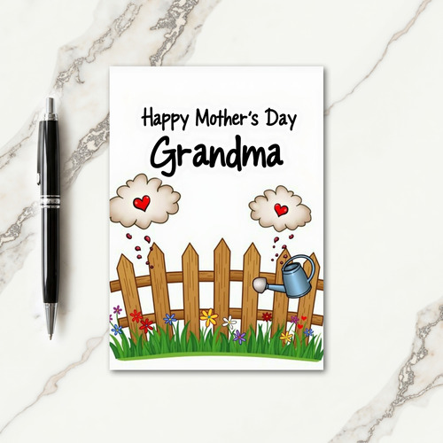 Happy Mothers Day Scene Card