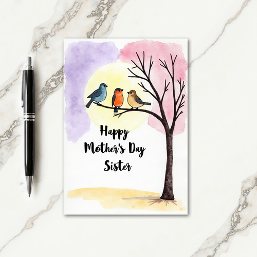Happy Mothers Day Sister Card