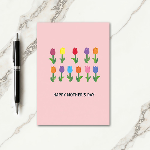 Happy Mothers Day Tulip Card