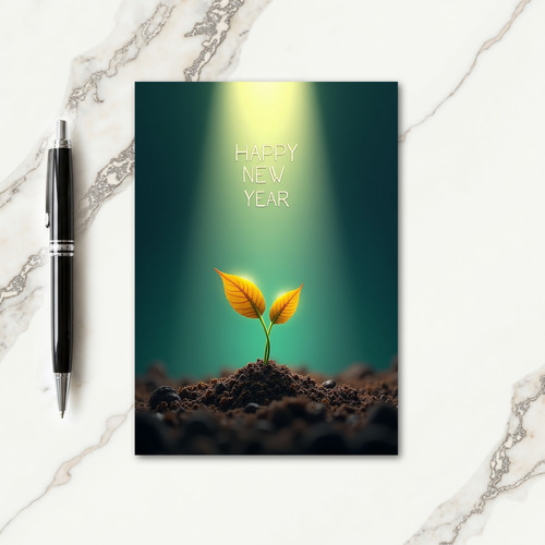 Happy New Year Growth Card