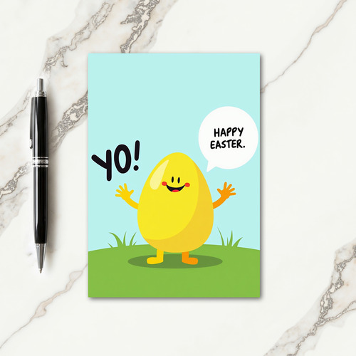 Happy Ovoid Easter Card