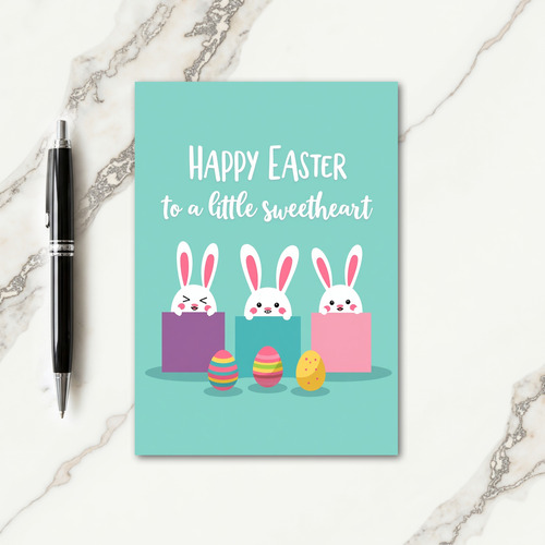 Happy Peeking Friends Card