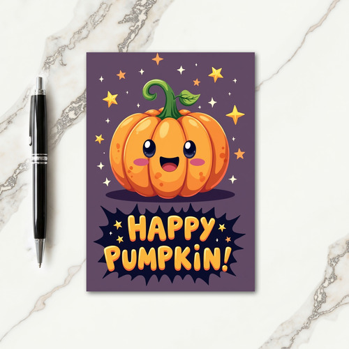 Happy Pumpkin Celebration Card