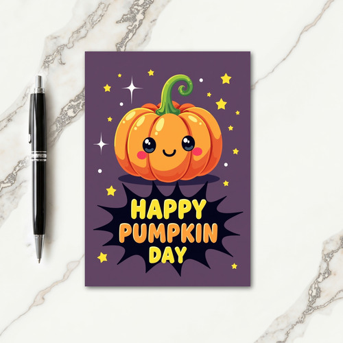 Happy Pumpkin Day Card