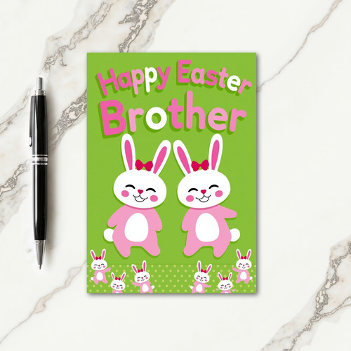 Happy Rabbits Celebration Card